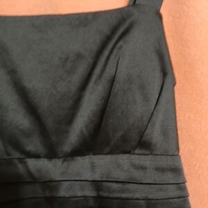 Classic Black Mini Dress with Square Neckline